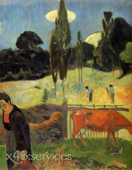 Paul Gauguin - Die rote Kuh